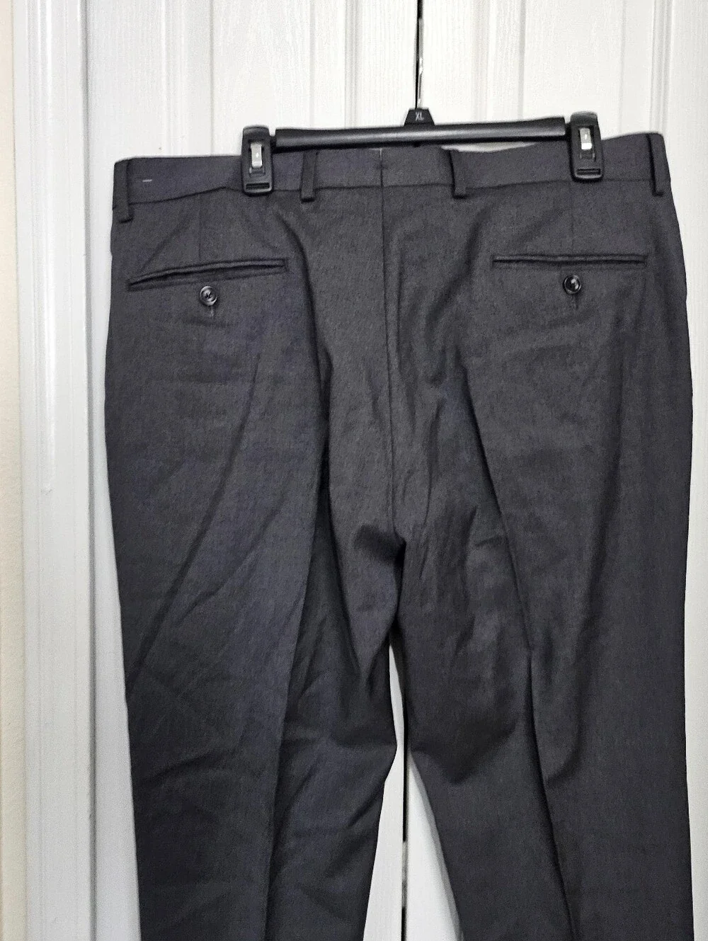 Brooks Brothers 1818 Reda 1865 Slim Dress Pants Gray Wool W36 L32 Men's.
